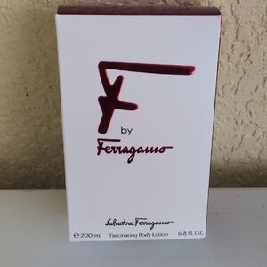 Salvatore Ferragamo Fascinating Body Lotion in White and Red